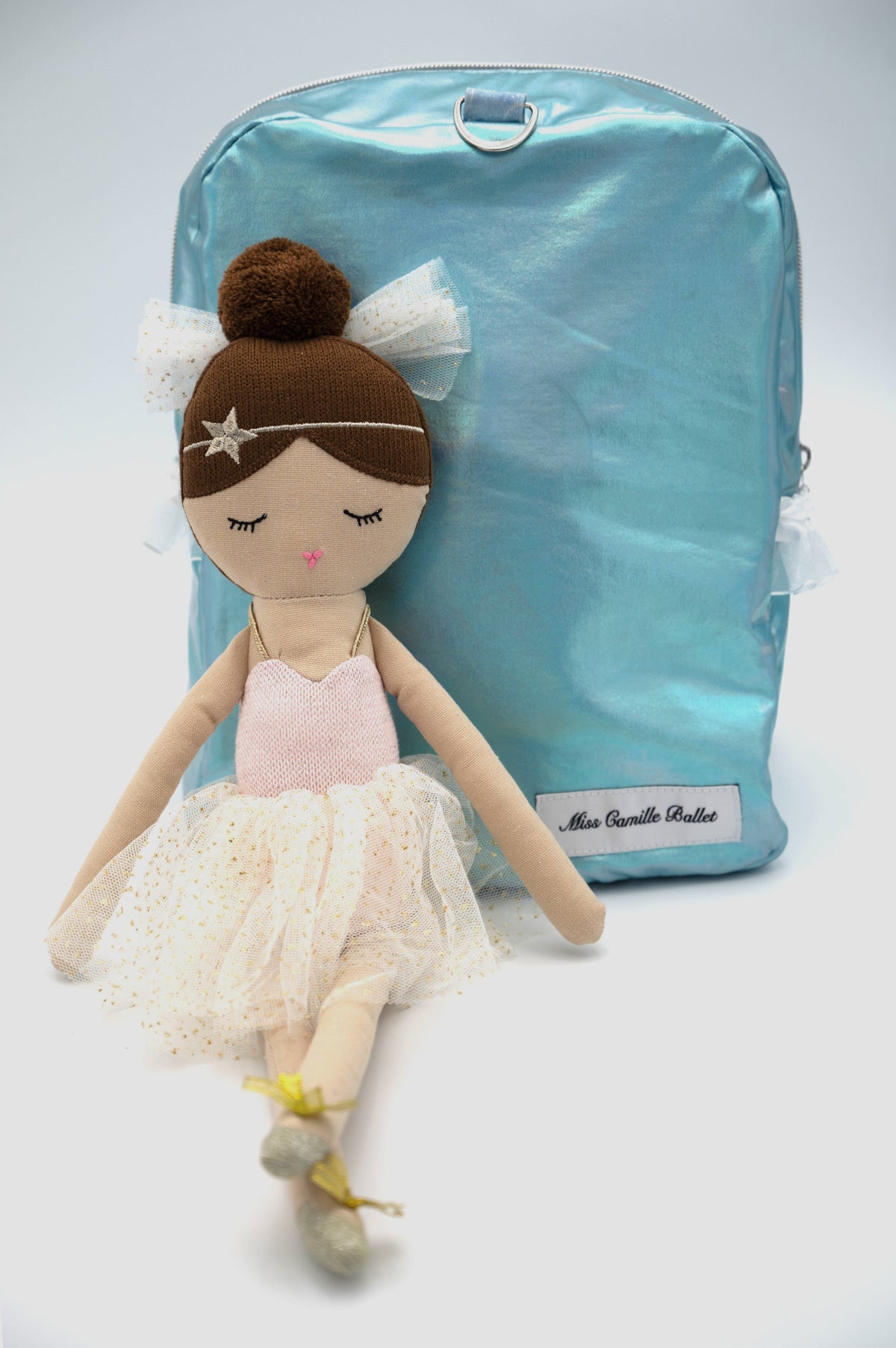 Handmade ballet bag and doll by Miss Camille