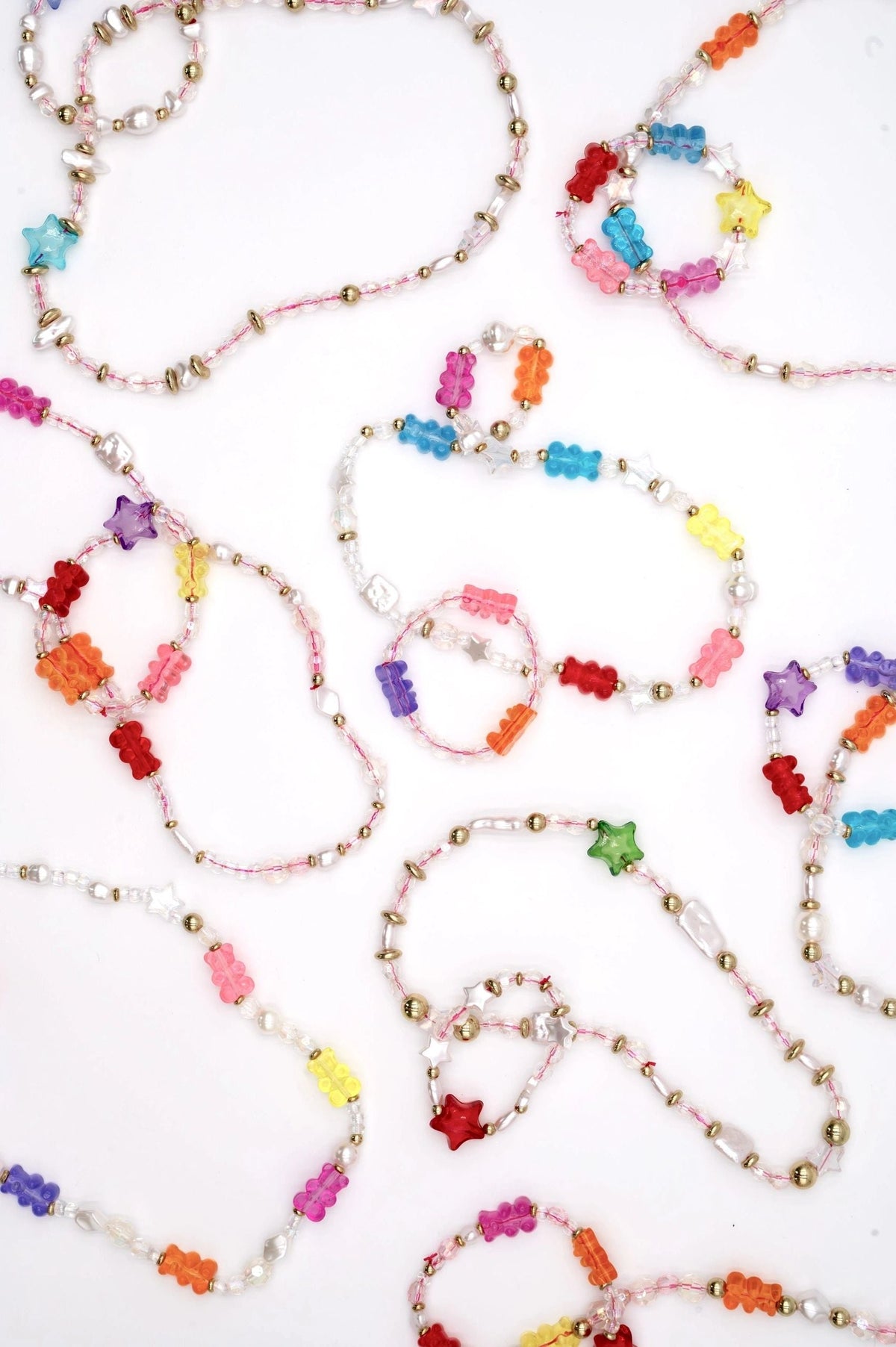 Handmade colorful berry jewelry set